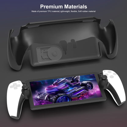 For PlayStation Portal Handle JYS TPU Protective Case With Stand(Black) - free shipping - PMC Jewellery - Order now!