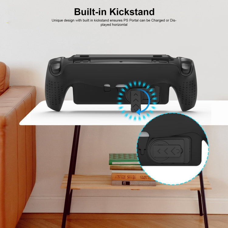 For PlayStation Portal Handle JYS TPU Protective Case With Stand(Black) - free shipping - PMC Jewellery - Order now!