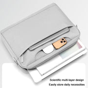 17.3 inch Portable Crossbody Air Bag Gaming Computer Laptop Shoulder Bag(Light Gray)