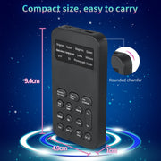 S9 Mobile Phone Computer Live Sound Card Voice Changer Game Karaoke Recording Audio Transformer(English)