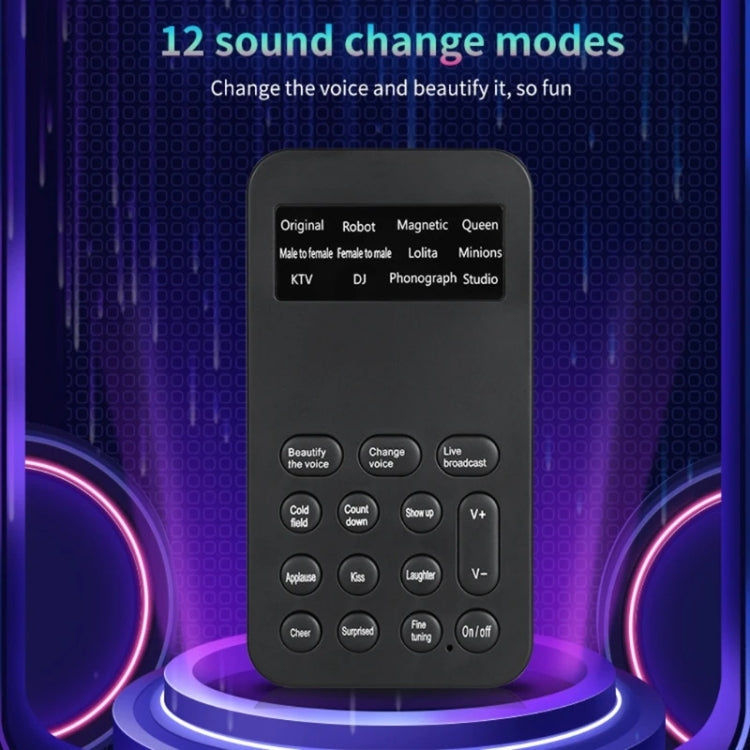 S9 Mobile Phone Computer Live Sound Card Voice Changer Game Karaoke Recording Audio Transformer(English) - Live Sound Effects Processors by PMC TechLife | Online Shopping South Africa | PMC TechLife | Buy Now Pay Later Mobicred