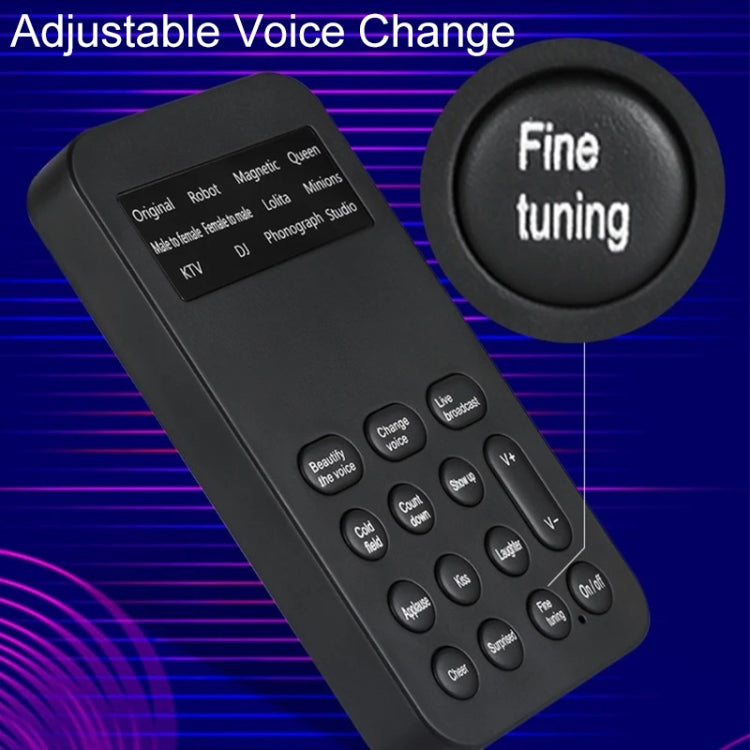 S9 Mobile Phone Computer Live Sound Card Voice Changer Game Karaoke Recording Audio Transformer(English) - Live Sound Effects Processors by PMC TechLife | Online Shopping South Africa | PMC TechLife | Buy Now Pay Later Mobicred