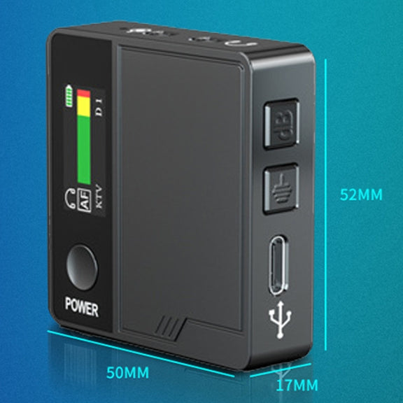 A9 Mobile Phone Computer Live Recording Mini Color Screen Display Sound Card Voice Changer, Spec: English Set