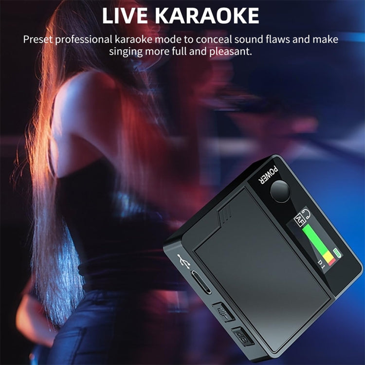 A9 Mobile Phone Computer Live Recording Mini Color Screen Display Sound Card Voice Changer, Spec: English Set - Live Sound Effects Processors by PMC TechLife | Online Shopping South Africa | PMC TechLife | Buy Now Pay Later Mobicred