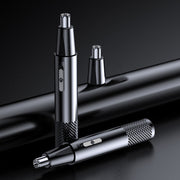 Electric Nose Hair Clipper Rechargeable Washable Portable Travel  Trimmer(Black)