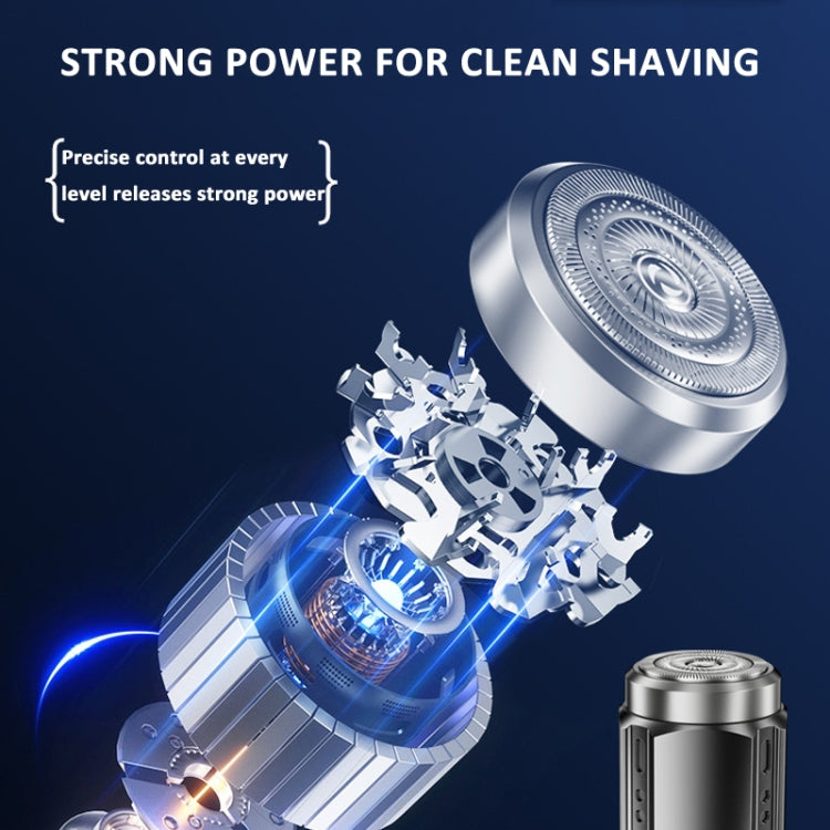 Smart Digital Display Electric Shaver Rechargeable Pocket Razor, Spec: Suspension Knife Net Guncolor - Electric Shavers by PMC TechLife | Online Shopping South Africa | PMC TechLife | Buy Now Pay Later Mobicred