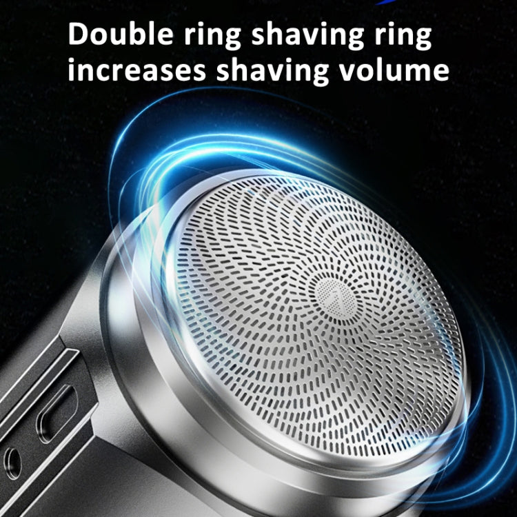 Smart Digital Display Electric Shaver Rechargeable Pocket Razor, Spec: Suspension Knife Net Guncolor - Electric Shavers by PMC TechLife | Online Shopping South Africa | PMC TechLife | Buy Now Pay Later Mobicred