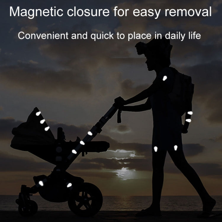 ENLEE EN-7855 Multifunctional Reflective Magnet Clip Outdoor Sports Night Running Safety Warning Stickers, Style: B Model - Decorative Accessories by ENLEE | Online Shopping South Africa | PMC TechLife | Buy Now Pay Later Mobicred