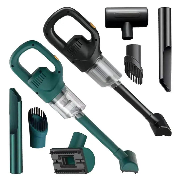 Powerful Portable Wireless Charging Car Vacuum Cleaner, Color: Green - free shipping - PMC TechLife - Order now!