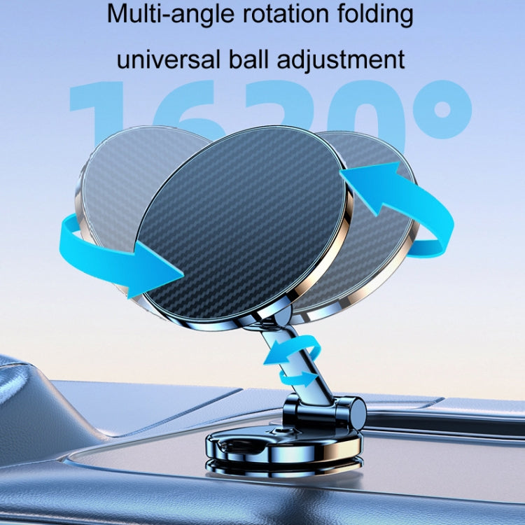Magnetic Car Mobile Phone Adhesive Folding Navigation Holder(Black) - Car Holders by PMC TechLife | Online Shopping South Africa | PMC TechLife | Buy Now Pay Later Mobicred