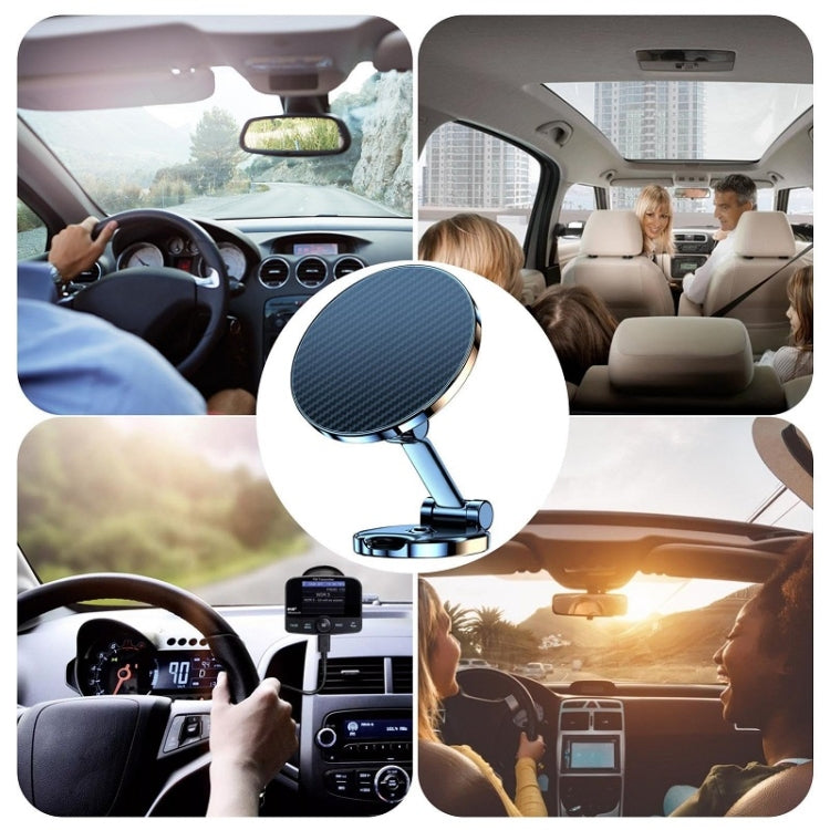 Magnetic Car Mobile Phone Adhesive Folding Navigation Holder(Black) - Car Holders by PMC TechLife | Online Shopping South Africa | PMC TechLife | Buy Now Pay Later Mobicred