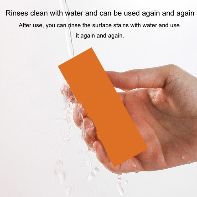 Stainless Steel Cleaning Eraser Household Kitchen Descale Water Rust Removal Stain Removal Cleaning Eraser(Orange) - Cleaning Tools by PMC TechLife | Online Shopping South Africa | PMC TechLife