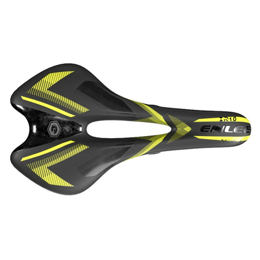 ENLEE E-ZD310 Bicycle Shockproof Cushion Outdoor Cycling Mountain Bike Saddle(Fluorescent Yellow) - free shipping - PMC Jewellery - Order now!