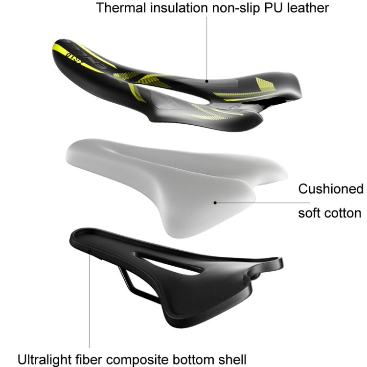 ENLEE E-ZD310 Bicycle Shockproof Cushion Outdoor Cycling Mountain Bike Saddle(White) - Bicycle Saddle by ENLEE | Online Shopping South Africa | PMc TechLife | Buy Now Pay Later Mobicred