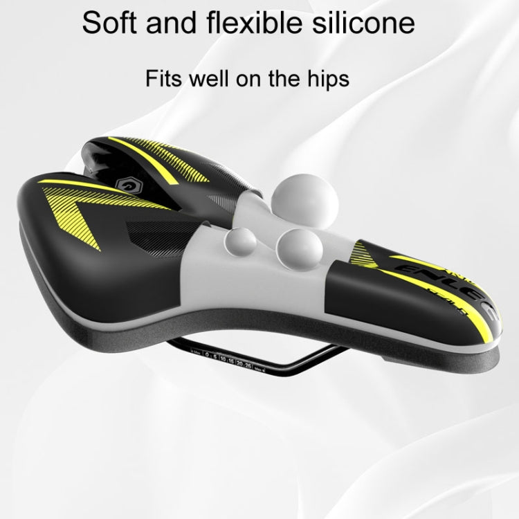 ENLEE E-ZD310 Bicycle Shockproof Cushion Outdoor Cycling Mountain Bike Saddle(Fluorescent Yellow) - free shipping - PMc TechLife - Order now!