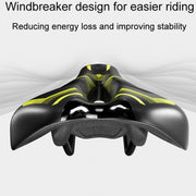 ENLEE E-ZD310 Bicycle Shockproof Cushion Outdoor Cycling Mountain Bike Saddle(Fluorescent Yellow)