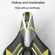 ENLEE E-ZD310 Bicycle Shockproof Cushion Outdoor Cycling Mountain Bike Saddle(Fluorescent Yellow)
