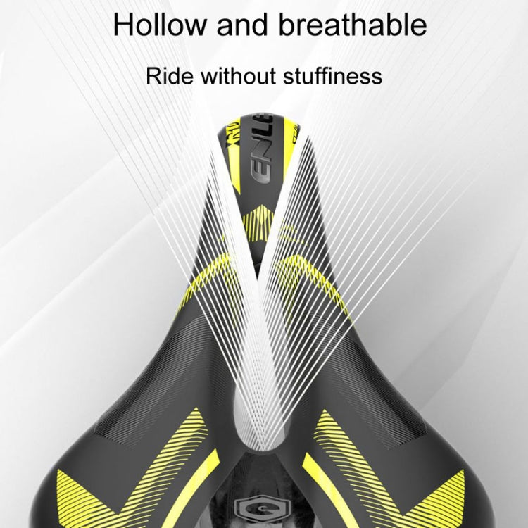 ENLEE E-ZD310 Bicycle Shockproof Cushion Outdoor Cycling Mountain Bike Saddle(White) - Bicycle Saddle by ENLEE | Online Shopping South Africa | PMc TechLife | Buy Now Pay Later Mobicred