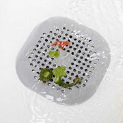 Floor Drain Pad With Suction Pad Kitchen Bathroom Anti Clogging Hair Strainer Sewer Floor Drain Plugs(Grey)