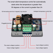 50V 8A DC Numerical Control Lithium Battery Step-Down Power Supply, Model: XY5008L