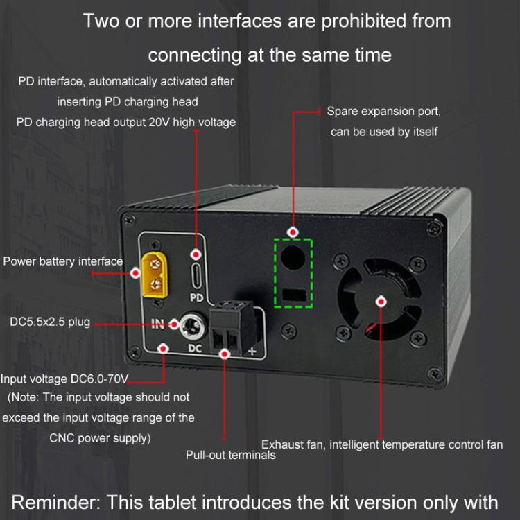 50V 8A DC Numerical Control Lithium Battery Step-Down Power Supply, Model: XY5008L
