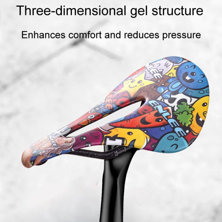 ENLEE E-ZD412 Bicycle Carbon Fiber Cushion Outdoor Riding Mountain Bike Saddle, Style: Explosion - Bicycle Saddle by ENLEE | Online Shopping South Africa | PMc TechLife | Buy Now Pay Later Mobicred