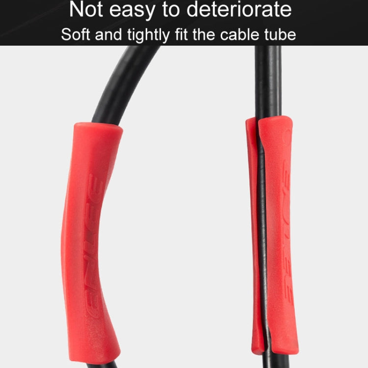 ENLEE 5pcs /Set Mountain Road Bike Brake Shifter Universal Cable Cover(Red) - Bicycle Brake Parts by ENLEE | Online Shopping South Africa | PMC TechLife