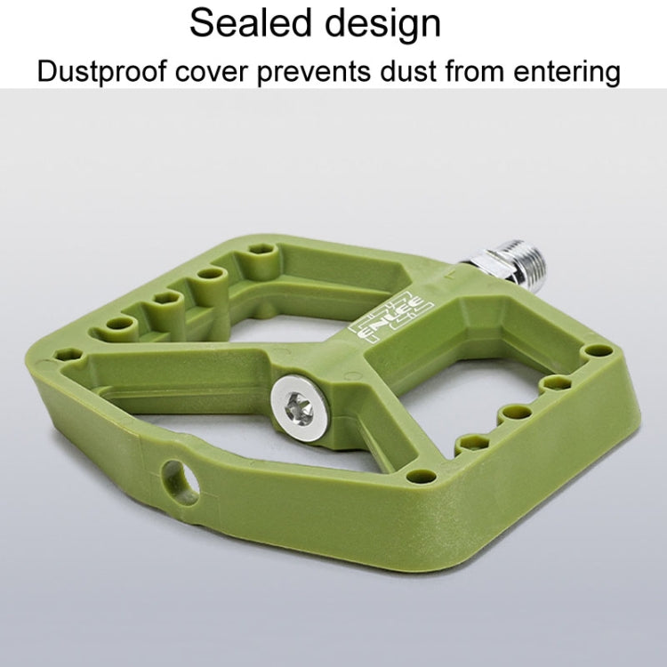 ENLEE F228 1pair Bicycle Nylon Pedals Mountain Bike Widened Riding Footrests(Red) - free shipping - PMc TechLife - Order now!