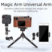 XILETU  TM Series Magic Arm With Dual Ballhead Camera Video Monitor Mount Adapter TM-4