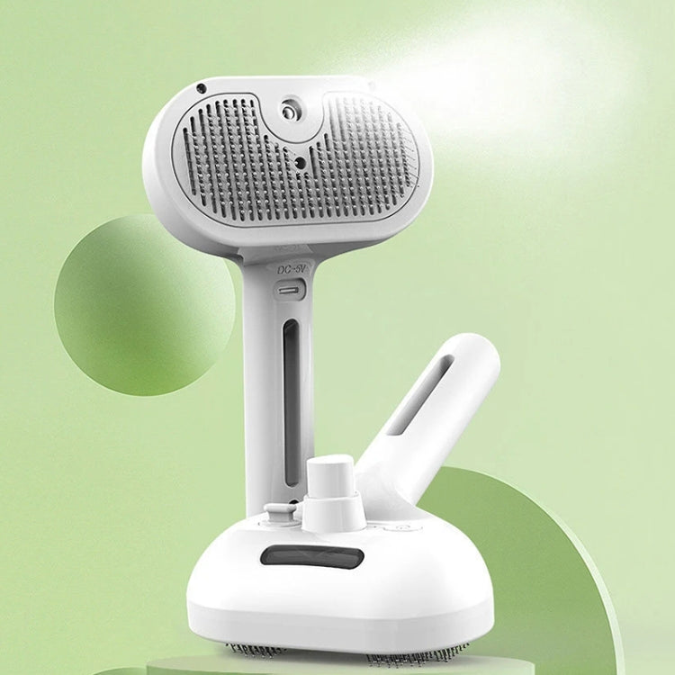 RK56 USB Charging Spray Pet Grooming Comb Cat and Dog Hair Removal Tool Pet Products(White) - Brushes & Combs by PMC TechLife | Online Shopping South Africa | PMC TechLife | Buy Now Pay Later Mobicred