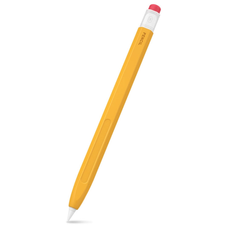 For Apple Pencil 2 AhaStyle PT180-2 Retro Stylus Protective Case Drop Proof Capacitive Pen Cover(Yellow) - free shipping - PMC Jewellery - Order now!