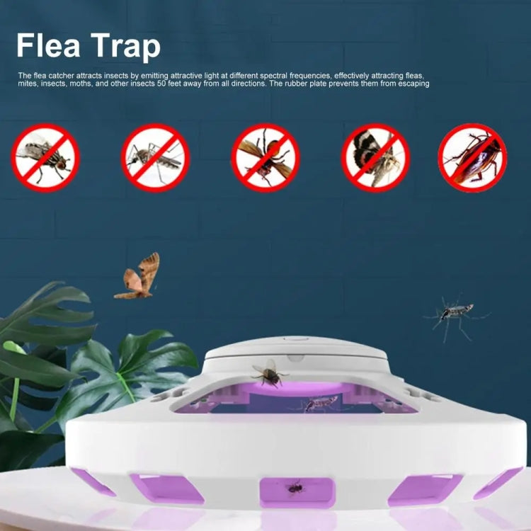 Flea Fly Mosquito Trap Cockroach House with Warm And Purple Light(Black) - Traps by PMC TechLife | Online Shopping South Africa | PMC TechLife | Buy Now Pay Later Mobicred