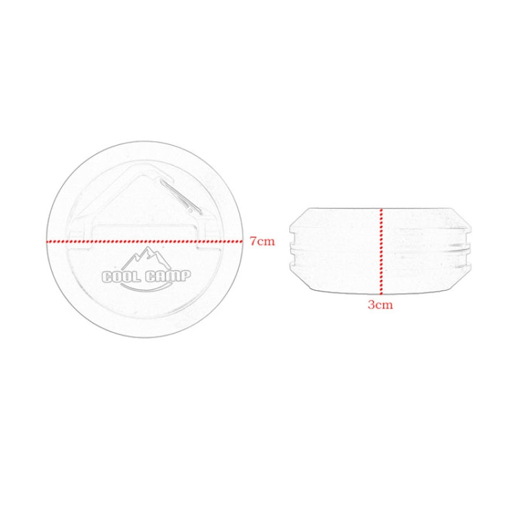 COOL CAMP CF-A208 Outdoor Open Camp Magnetic Hook Tent Skywalf Capital Camping Fixed Car Camp Light Hanging(Black) - free shipping - PMC TechLife - Order now!