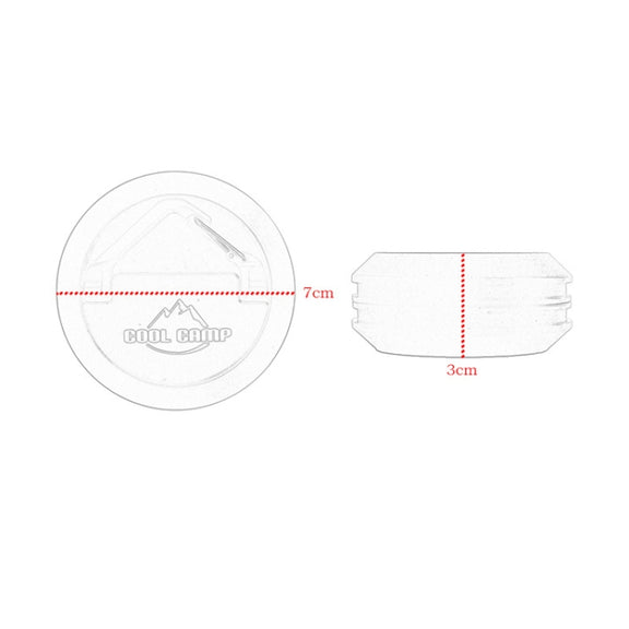 COOL CAMP CF-A208 Outdoor Open Camp Magnetic Hook Tent Skywalf Capital Camping Fixed Car Camp Light Hanging(Black)