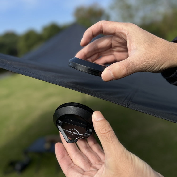COOL CAMP CF-A208 Outdoor Open Camp Magnetic Hook Tent Skywalf Capital Camping Fixed Car Camp Light Hanging(Black) - free shipping - PMC TechLife - Order now!