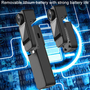 4K/30FPS 5G/2.4G HD Night Video Outdoor Water-resistant Riding Record Thumb Camera, Spec: Standard Black