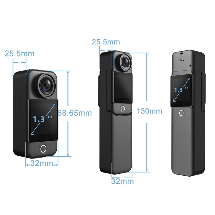 4K/30FPS 5G/2.4G HD Night Video Outdoor Water-resistant Riding Record Thumb Camera, Spec: Standard White