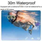 4K/30FPS 5G/2.4G HD Night Video Outdoor Water-resistant Riding Record Thumb Camera, Spec: Standard Black