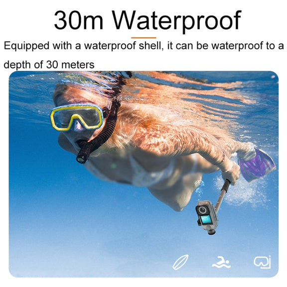 4K/30FPS 5G/2.4G HD Night Video Outdoor Water-resistant Riding Record Thumb Camera, Spec: Standard Black