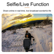 4K/30FPS 5G/2.4G HD Night Video Outdoor Water-resistant Riding Record Thumb Camera, Spec: Standard White