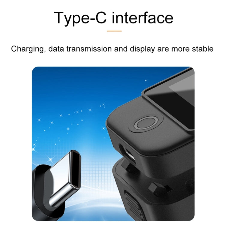 4K/30FPS 5G/2.4G HD Night Video Outdoor Water-resistant Riding Record Thumb Camera, Spec: Standard Black