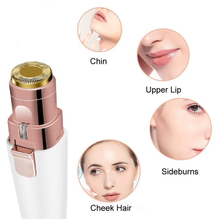 2 In 1 Electrical Eyebrow Trimmer Ladies Shaver Eyebrow Shapers, Model: USB Charging White - Hair Removal by PMC TechLife | Online Shopping South Africa | PMC TechLife | Buy Now Pay Later Mobicred