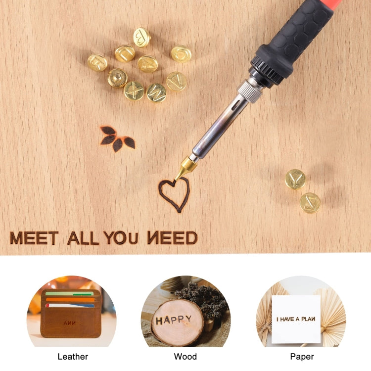 28 In 1 Wood Burning Solder Tips Uppercase Alphabet Chiseled Tips Blades Pyrography Tool - Soldering Iron Tip by PMc TechLife | Online Shopping South Africa | PMc TechLife | Buy Now Pay Later Mobicred