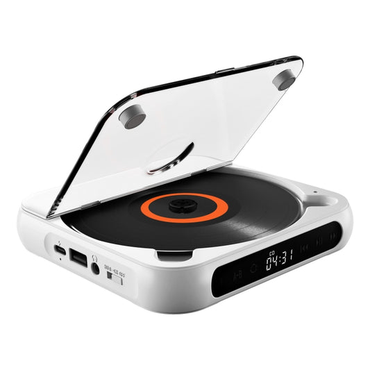 Kecag KC-918 Bluetooth CD Player Rechargeable Touchscreen Headphone Small Music Walkman(White) - free shipping - PMC Jewellery - Order now!