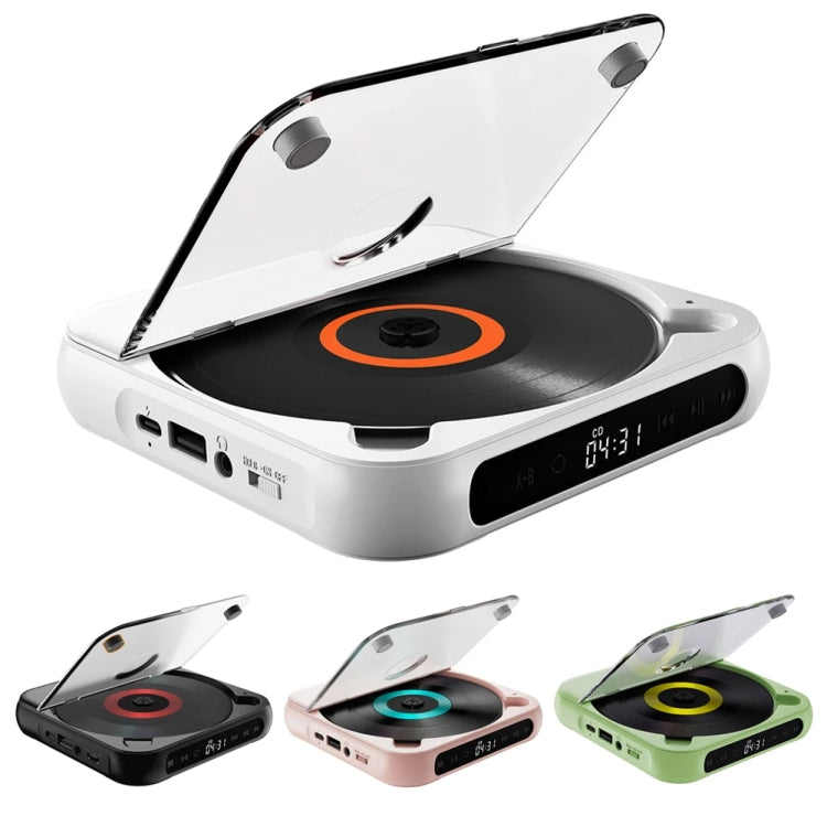 Kecag KC-918 Bluetooth CD Player Rechargeable Touchscreen Headphone Small Music Walkman(White) - free shipping - PMC TechLife - Order now!