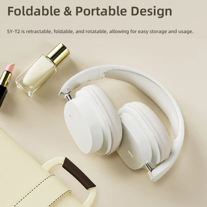 SOYTO SY-T2 Noise Reduction Bluetooth Headset Wireless Game Headset(White) - free shipping - PMC Jewellery - Order now!