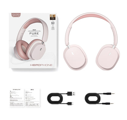 SOYTO SY-T2 Noise Reduction Bluetooth Headset Wireless Game Headset(White) - free shipping - PMC Jewellery - Order now!