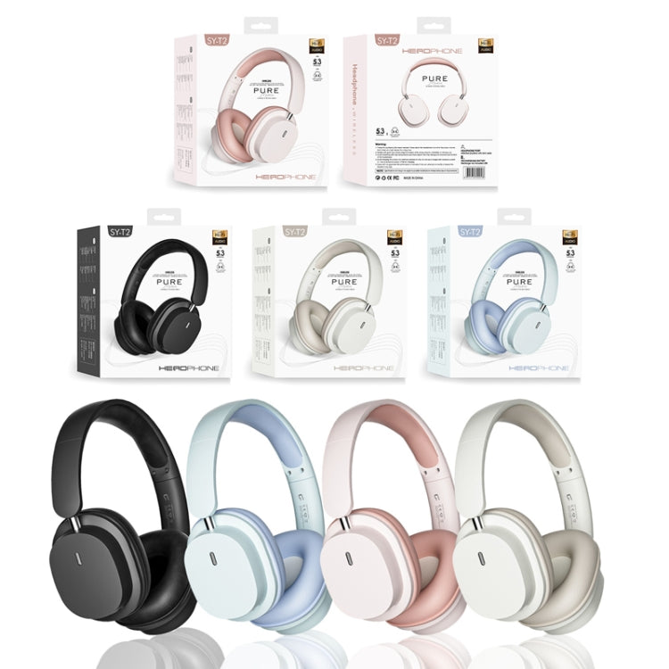 SOYTO SY-T2 Noise Reduction Bluetooth Headset Wireless Game Headset(White) - free shipping - PMC Jewellery - Order now!