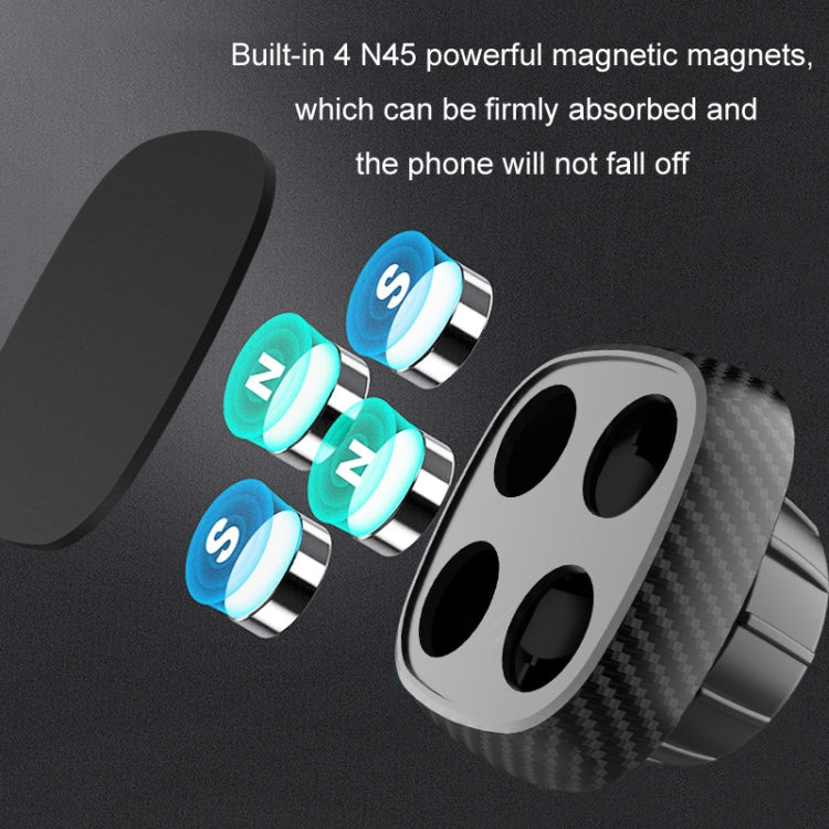 Magnetic Mobile Phone Car Holder Dashboard Parking Number Plate(X1+C1 Black) - Car Holders by PMC TechLife | Online Shopping South Africa | PMC TechLife | Buy Now Pay Later Mobicred