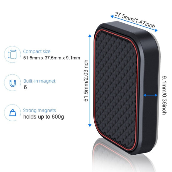 Flat Adhesive Magnetic Car Mobile Phone Navigation Holder(Black)